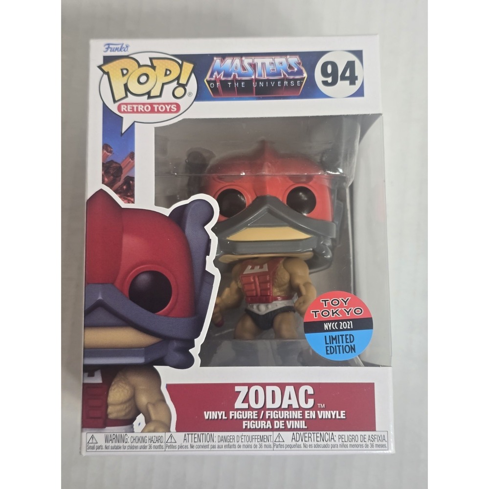 Funko Pop Masters of the Universe Zodac‎ 94 New York Comic Con.. With protector